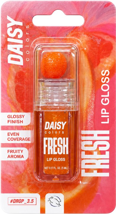 DAISY COLORS Блиск для губ Fresh Lip Gloss 01
