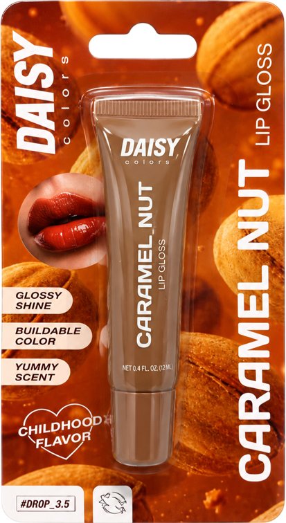 DAISY COLORS Блиск для губ Caramel Nut