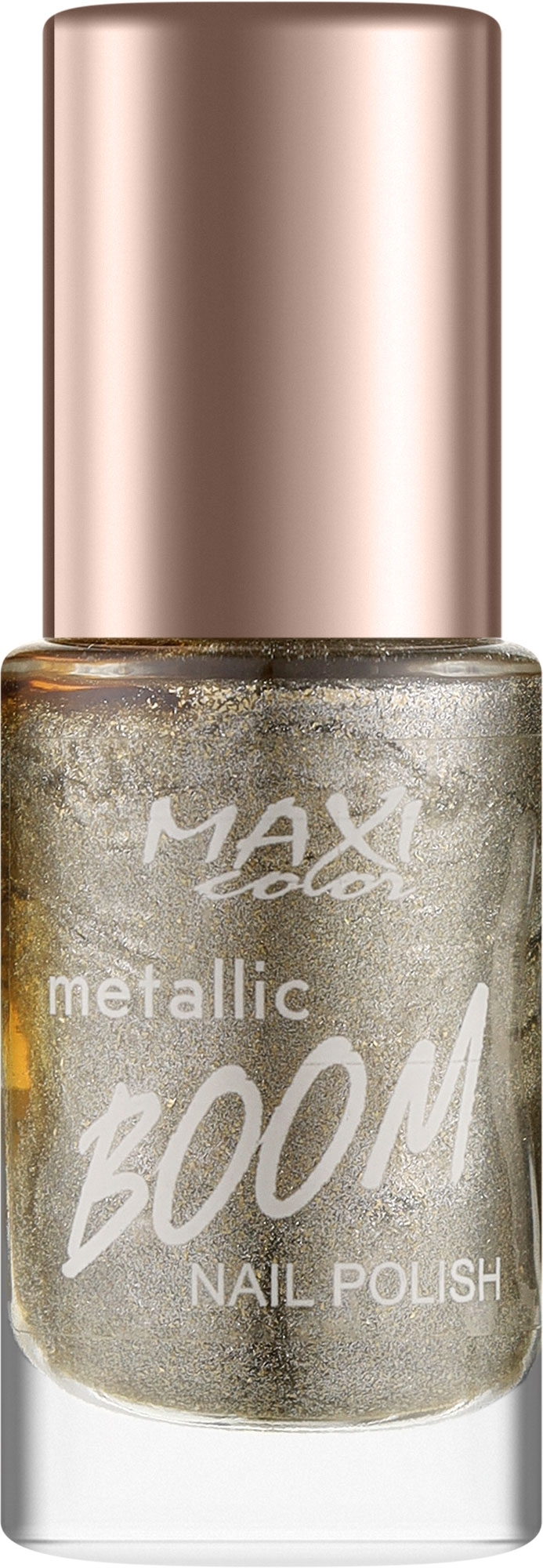 Лак для нігтів Maxi Color Metallic Boom 01, 10 мл