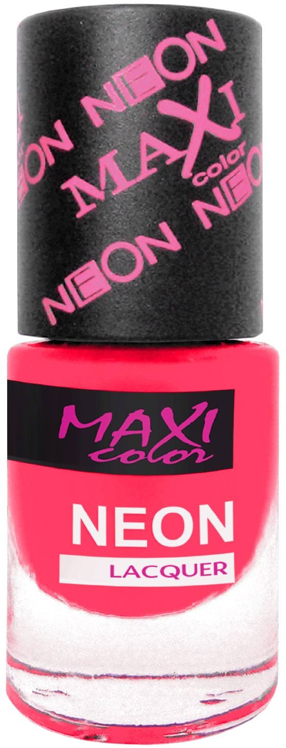 Лак для ногтей Maxi Color Neon Lacquer 01, 6 мл фото 1