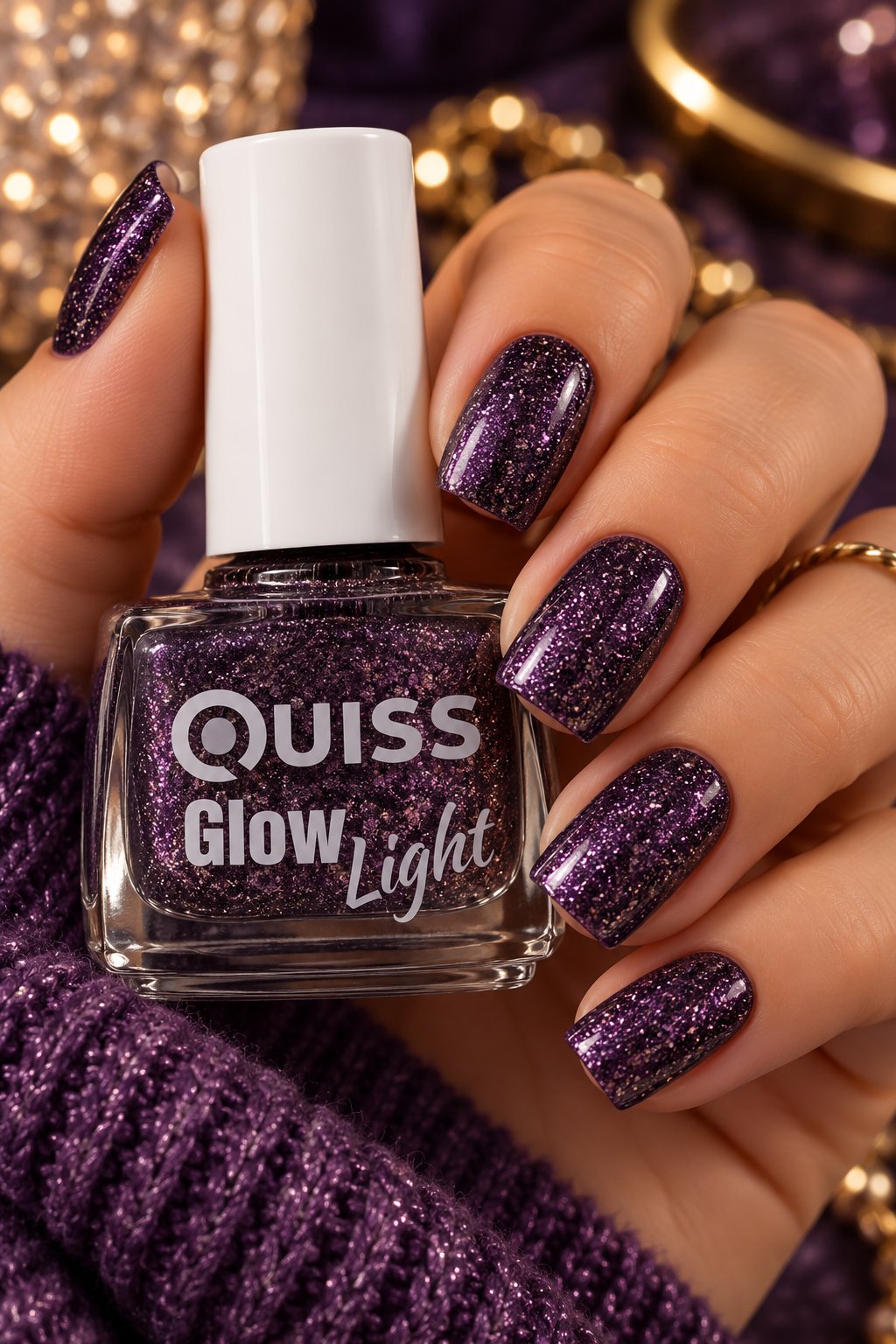 Лак для ногтей Quiss Glow Light 05, 6 г