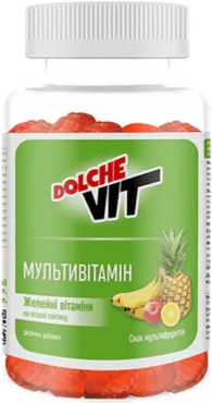 Леденцы dolche vit с фруктовыми вкусами 1шт