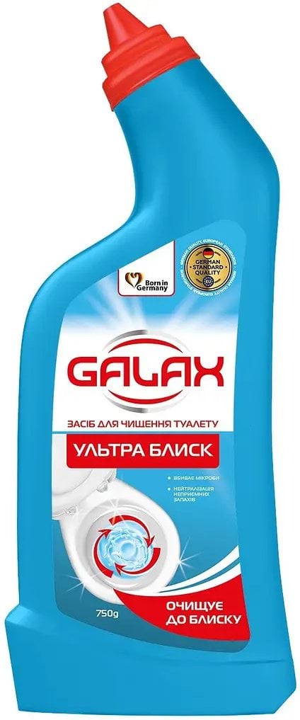 Засіб для чищення унітазу Galax das Power Clean Ультра блиск 750 г