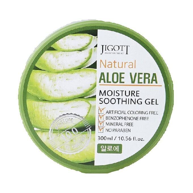 Jigott Natural гель універсальний заспокійливий та зволожуючий Aloe Vera, 300мл