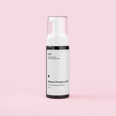 Пінка для вмивання Sane Wheat Proteins 3% очищаючий 150 мл фото 2