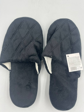 Тапочки мужские P5160-5 черные, размер 42-43
