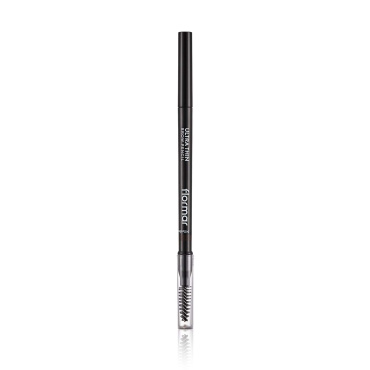 Олівець для брів автоматичний зі щіточкою FLORMAR ULTRA THIN BROW PENCIL DARK BROWN, 0.14 г фото 1