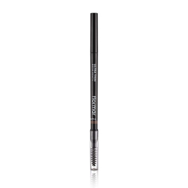 Олівець для брів автоматичний зі щіточкою FLORMAR ULTRA THIN BROW PENCIL LGHT BROWN, 0.14 г фото 1