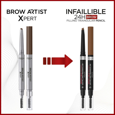 Олівець для брів L`Oreal Infaillible Brows 24H Filling Triangular 6.0, 3 г фото 6