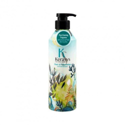 KeraSys шампунь для сухих и ломких волос Perfume Pure Charming, 600мл