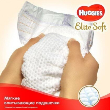 Huggies підгузники Elite Soft 4 Mega, 66шт фото 1