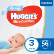 Huggies підгузники для хлопчиків Ultra Comfort 3 (5-9кг), 56шт