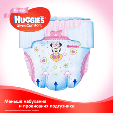 Huggies підгузники для дівчаток Ultra Comfort 4, 50шт фото 3