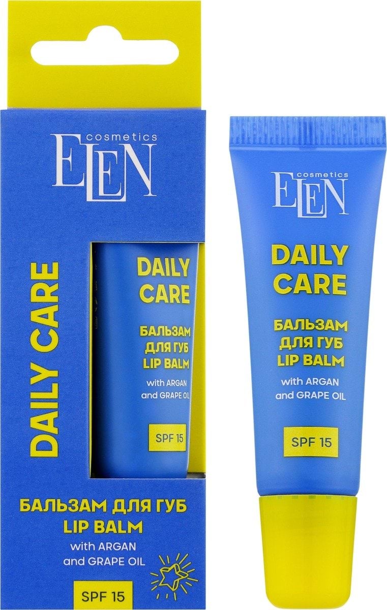 Бальзам для губ ELEN Cosmetics Lip Balm Daily Care SPF 15, 10 мл