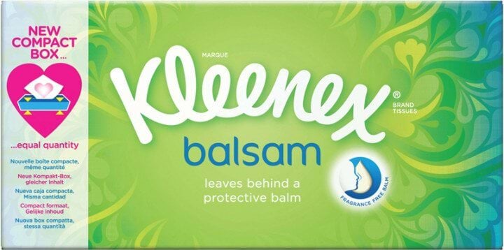 Серветки гігієнічні Kleenex Balsam, 72 шт