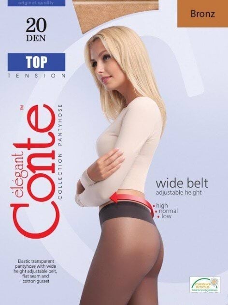 Колготки женские TOP 20, р.4, Nero