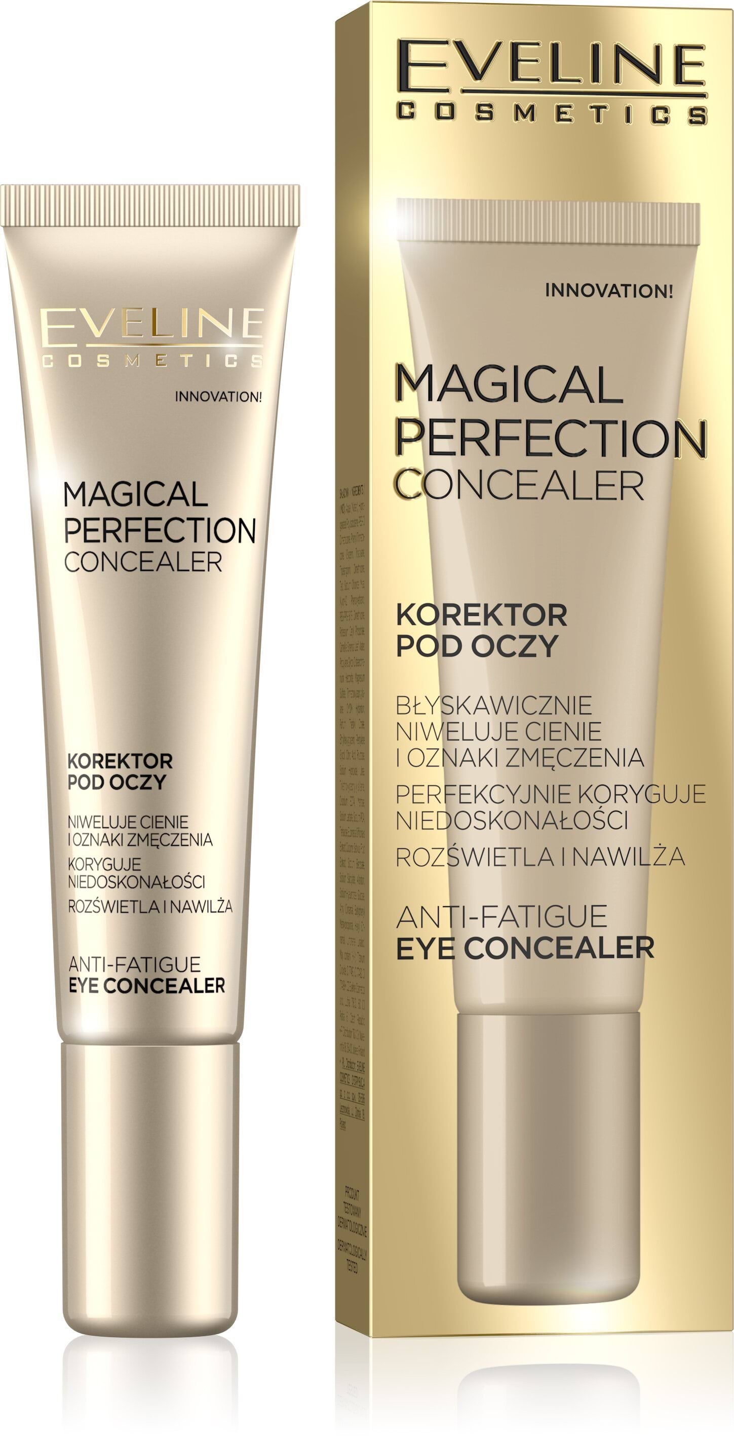 Консилер під очі Eveline Cosmetics MAGICAL PERFECTION CONCEALER 01 Light, 15 мл