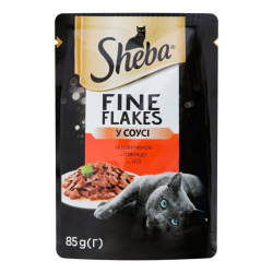 Корм для котов Sheba с говядиной в соусе, 85 г
