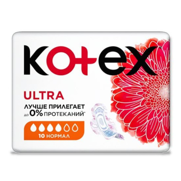 Гигиенические прокладки Коtex Ultra Dry Normal 10 шт фото 2