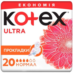 Гигиенические прокладки Коtex Ultra Dry Normal Duo 20 шт