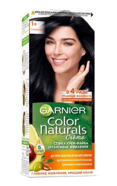 Краска для волос Garnier Color Naturals оттенок 1+ Ультрачёрный