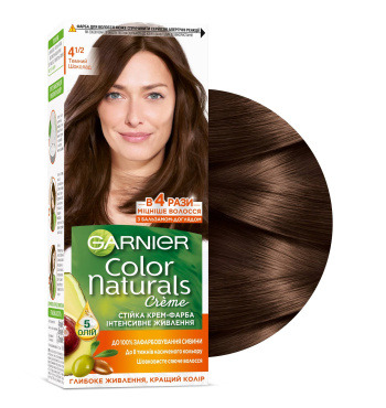 Фарба для волосся Garnier Color Naturals відтінок 4½ Темний шоколад фото 2
