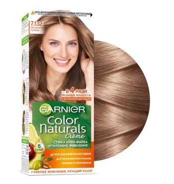 Краска для волос Garnier Color Naturals оттенок 7.132 Натуральный русый фото 2