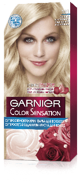 Фарба для волосся Garnier Color Sensation відтінок 111 Срібний ультраблонд фото 1