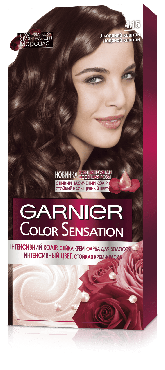 Краска для волос Garnier Color Sensation оттенок 4.15 Ледяной каштан фото 1