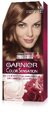 Фарба для волосся Garnier Color Sensation відтінок 6.35 Золотисто-каштановий фото 1