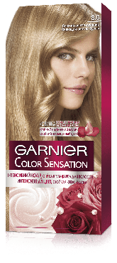Краска для волос Garnier Color Sensation оттенок 8.0 Сияющий светло-русый фото 1