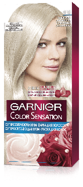 Краска для волос Garnier Color Sensation оттенок 910 Графитовый-ультраблонд фото 1