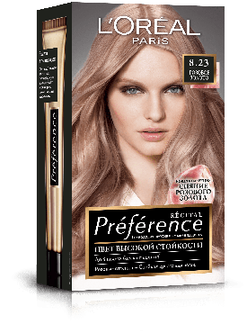 Фарба для волосся L’Oréal Paris Preference відтінок 8.23 ​​Рожеве золото