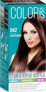 Краска для волос Miss Coloris 042 Каштановый