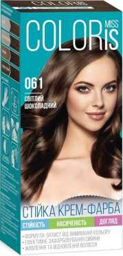 Краска для волос Miss Coloris 061 Светлый шоколадный