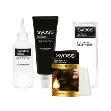 Крем-фарба для волосся Syoss Oleo Intense1-10 глибокий-чорний фото 3