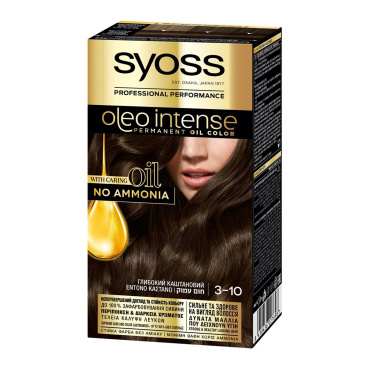 Крем-фарба для волосся Syoss Oleo Intense 3-10 Глибокий каштановий