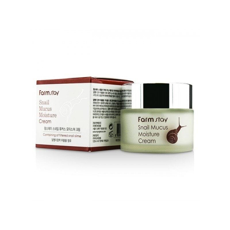 Крем для обличчя FarmStay зволожуючий з екстрактом равлика, 50 мл