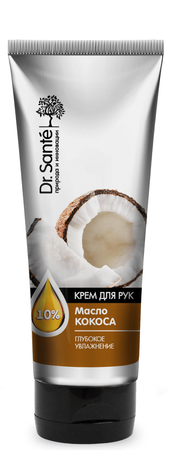 Крем для рук з маслом кокоса Dr,Sante 75мл