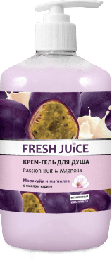 Крем-гель для душа Fresh Juice Passion fruit & Magnolia 750мл
