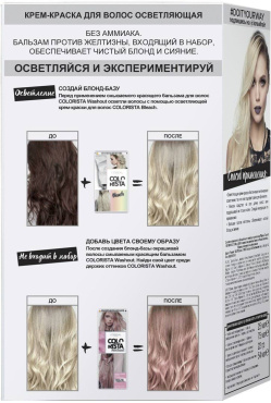 Крем-Фарба для волосся освітлююча L’Oréal Paris Colorista Bleach, 25 мл; 75 мл; 22 гр; 54 мл фото 1