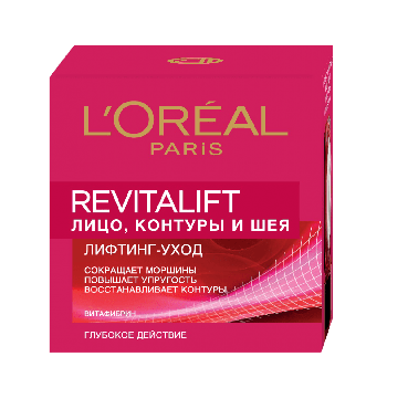 Крем L’Oréal Paris Skin Expert Ревиталифт для лица, контуров и шеи для всех типов кожи, 50 мл