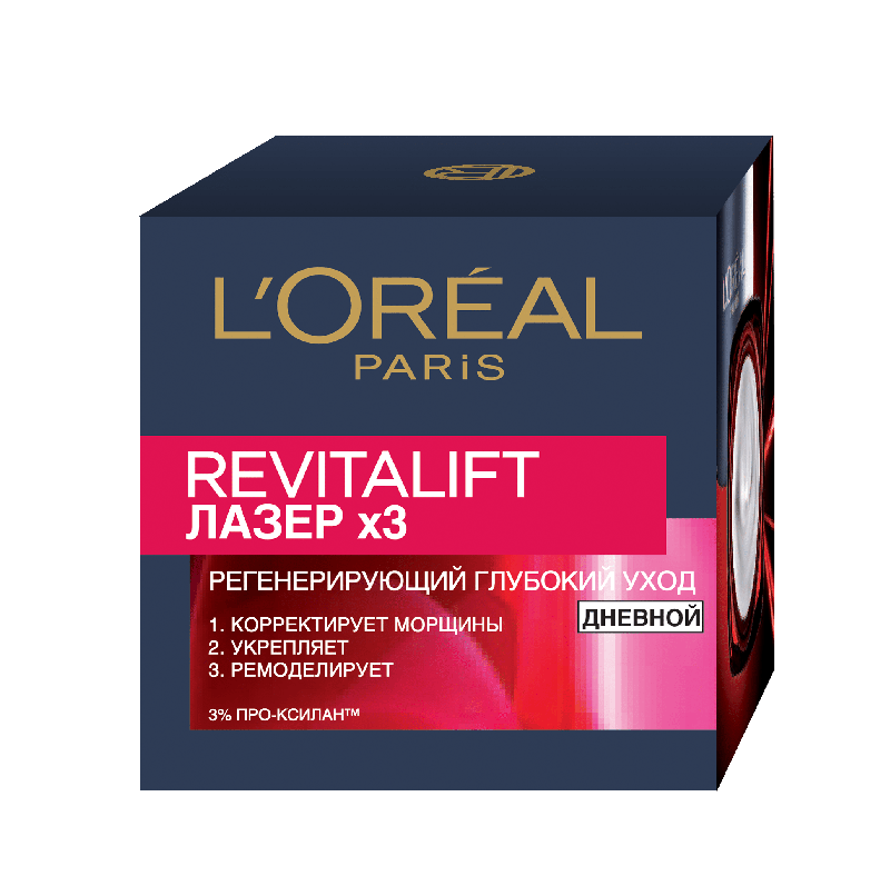Крем для лица L'Oréal Paris Skin Expert Ревиталифт Лазер Х3 для всех ...