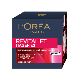 Крем L’Oréal Paris Skin Expert Ревіталіфт Лазер Х3 денний догляд для всіх типів шкіри, 50 мл