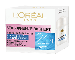 Крем L'Oréal Paris Skin Увлажнения Эксперт дневной уход для нормального, комбинированного типа кожи, 50 мл