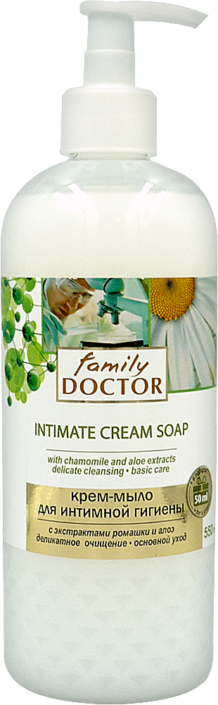 Крем-мыло для интимной гигиены Family Doctor 500 мл