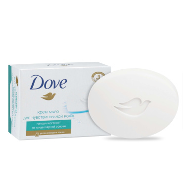 Крем-Мило Dove гіпоалергенне для чутливої шкіри 100гр
