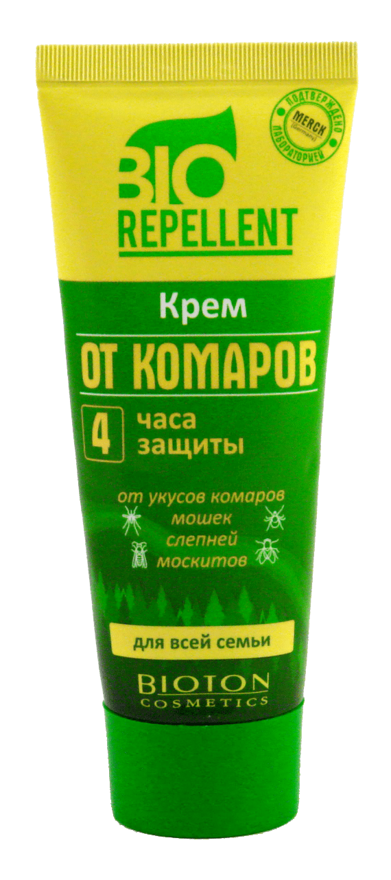 Крем от комаров Biorepellent 4 часа защиты, 75 мл