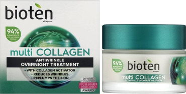 Крем для лица Bioten Multi-Collagen против морщин с коллагеном ночной 50 мл фото 1