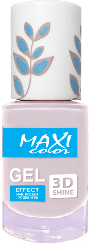 Лак для нігтів гель ефект MAXI New palet №04, 10 мл